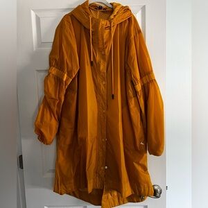 JoyLab Yellow Trench Coat Casual Style